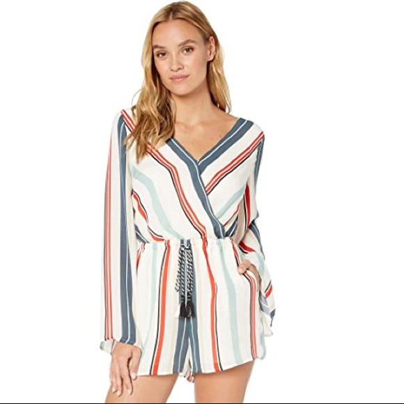 Cupcakes & Cashmere Caprice Stripe Romper - Picture 2 of 8